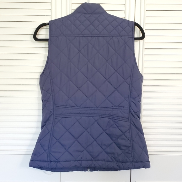 Navy blue puffer vest - Picture 2 of 3